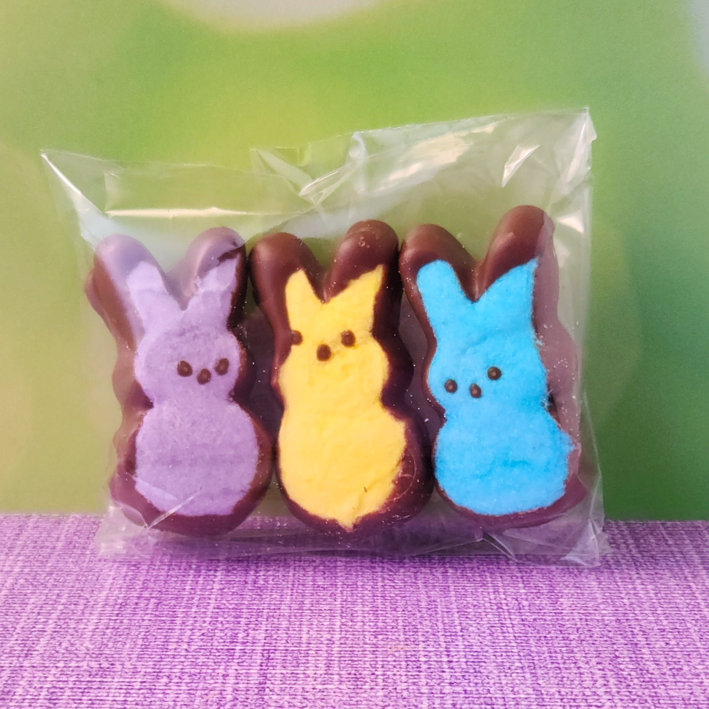 Delicious Chocolate Covered Easter Peeps Marshmallow Treats - Perfect for Holiday Gifts, Party Favors & Easter Basket Stuffers