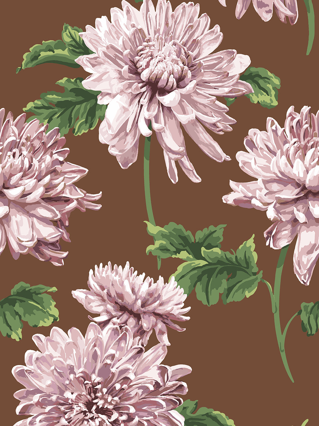 Sarah Jessica Parker 'Mums for Marion' Wallpaper - Vintage Floral Peel & Stick Wallpaper for Home Decor | Perfect for Bedroom, Living Room & Office Writing Desk