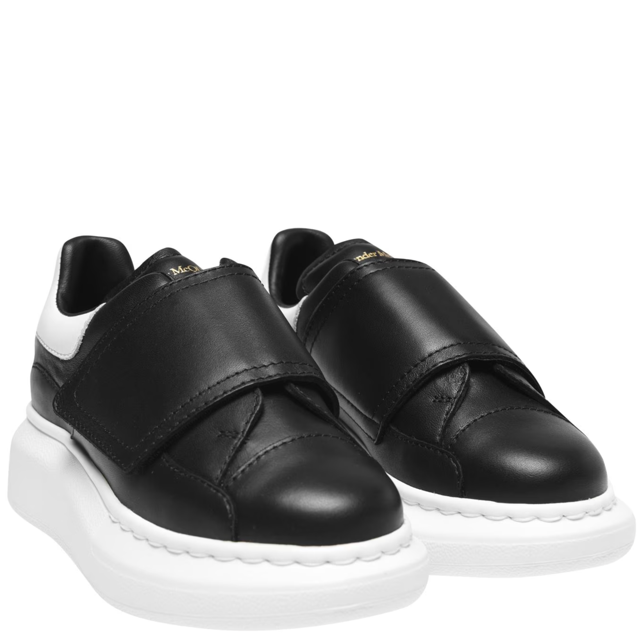 Kids Alexander McQueen Sneakers - Fashionable White Leather Low-Top Shoes for Boys & Girls - Perfect for School, Playdates and Casual Outings