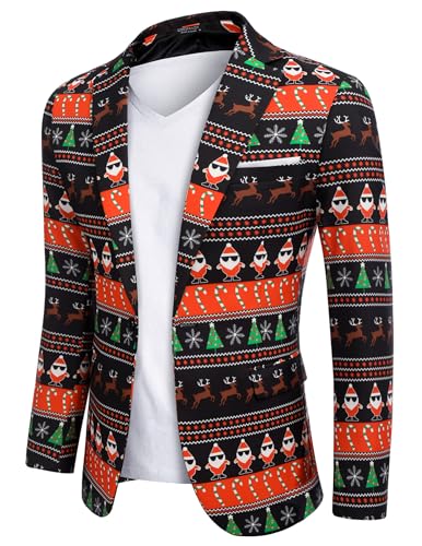 Christmas Blazer - Cool Santa Claus