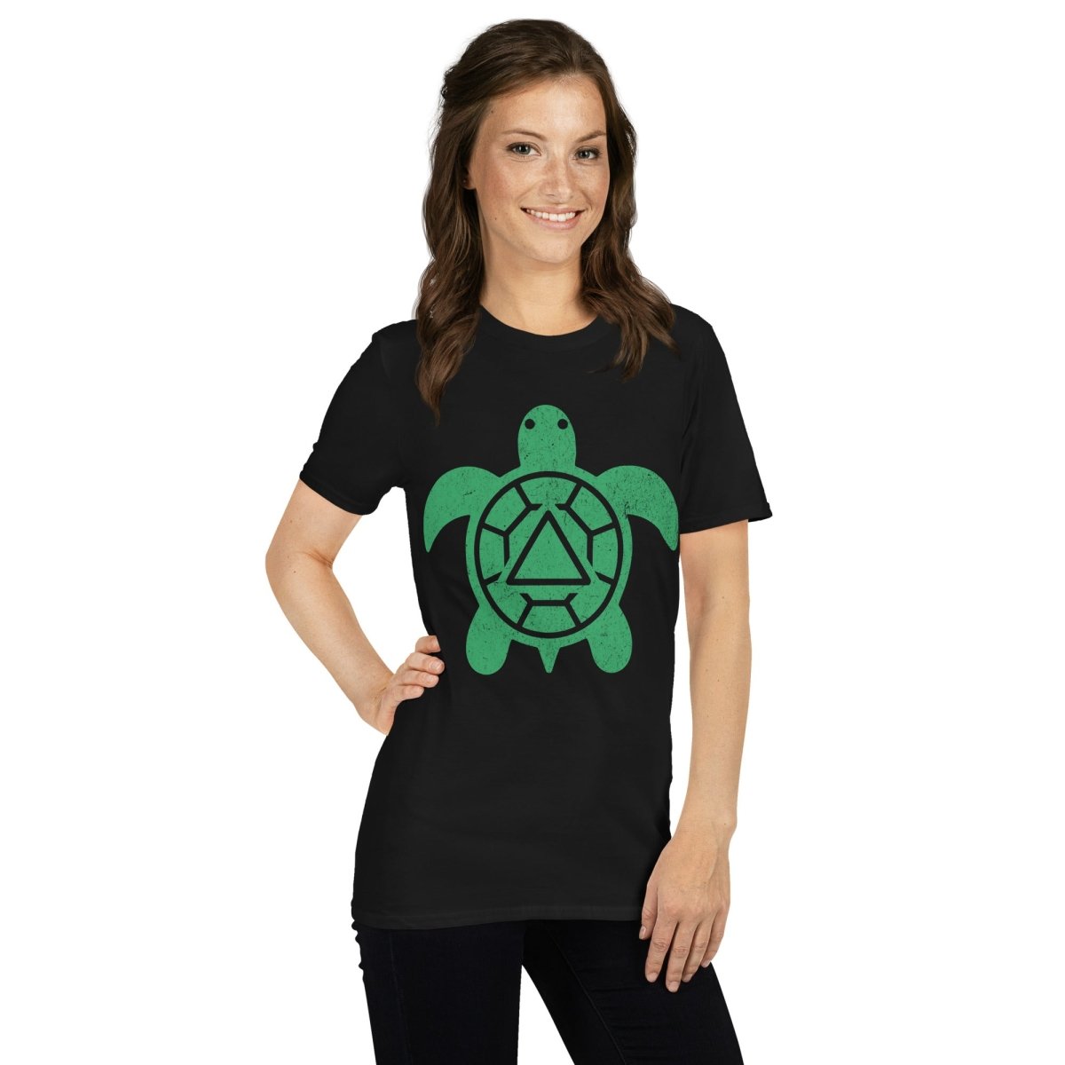 The Recovery Turtle Graphic Print Essential Tee - Soft Cotton Comfort T-Shirt for Men & Women - Perfect for Casual Wear, Gym Recovery & Everyday Outfits