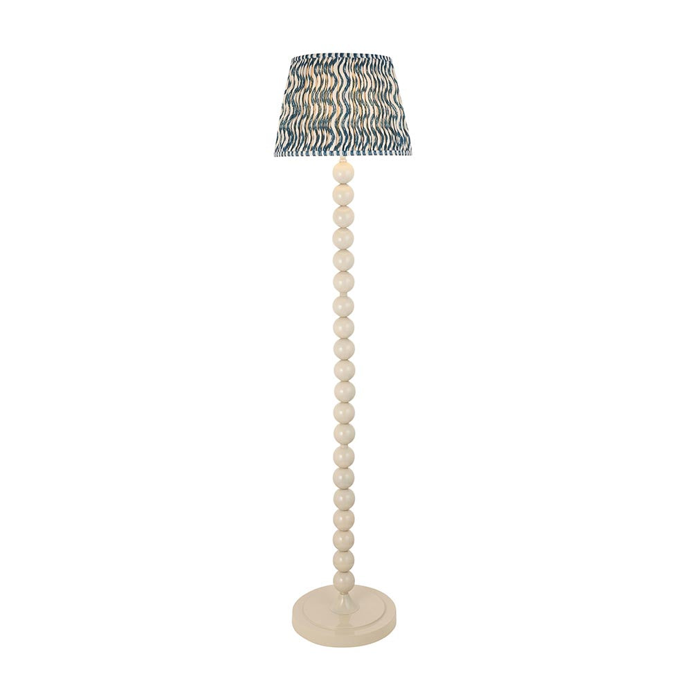 Auralis Ripple Floor Lamp with E27 Socket - Modern LED Standing Light for Living Room, Bedroom & Office - Adjustable Height in Multiple Finishes (Black, White, Bronze) - Perfect for Ambient Lighting & Home Decor