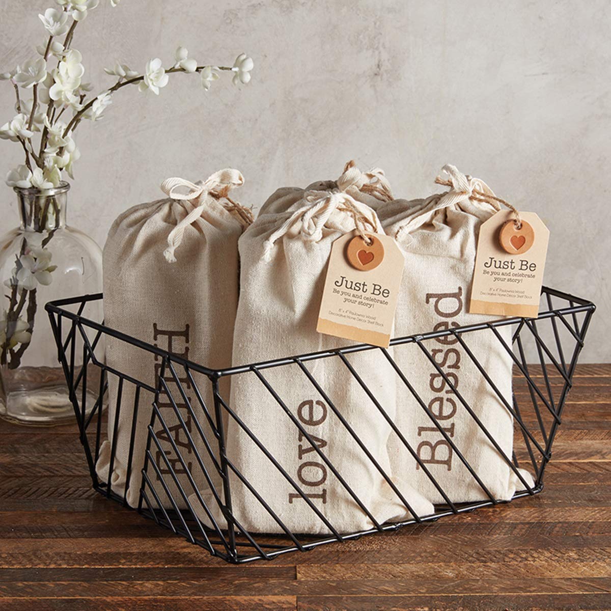2-Pack Black Metal Wire Baskets for Home Organization - Circle Shape Storage Bins for Kitchen, Bathroom, Office & Closet - Perfect for Fruits, Vegetables, Toys & Decor