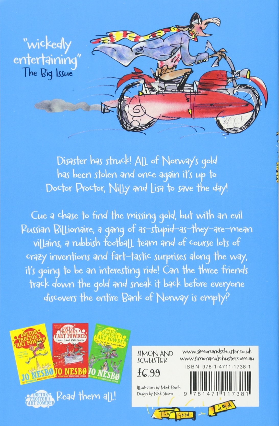 Doctor Proctor's Fart Powder: The Great Gold Robbery - Hilarious Prank Gag Gift for Kids & Adults - Perfect for Birthday Parties, Prank Wars & Family Game Nights