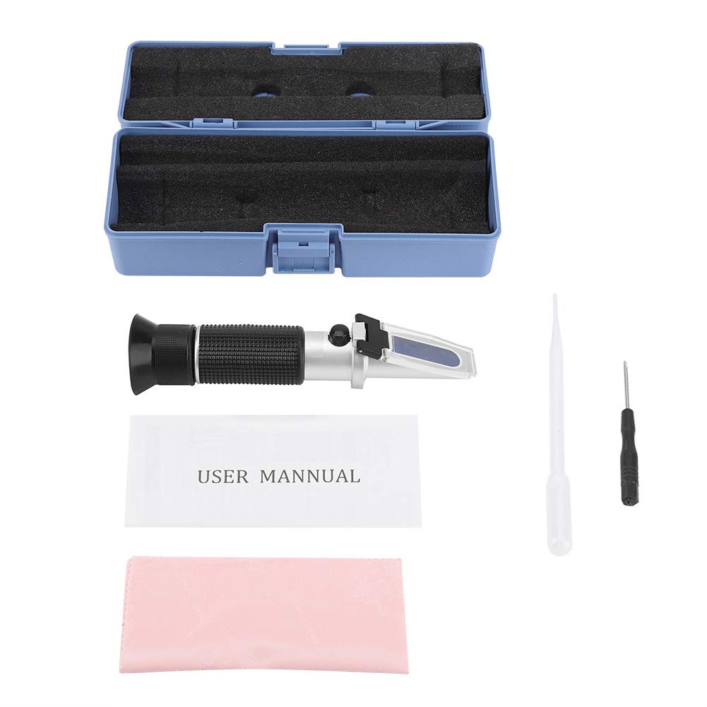 Brix Refractometer for Homebrew Beer Wort - Portable Digital Sugar Content Tester for Wine, Juice, Honey & Maple Syrup | Perfect for Brewing, Winemaking & Food Processing