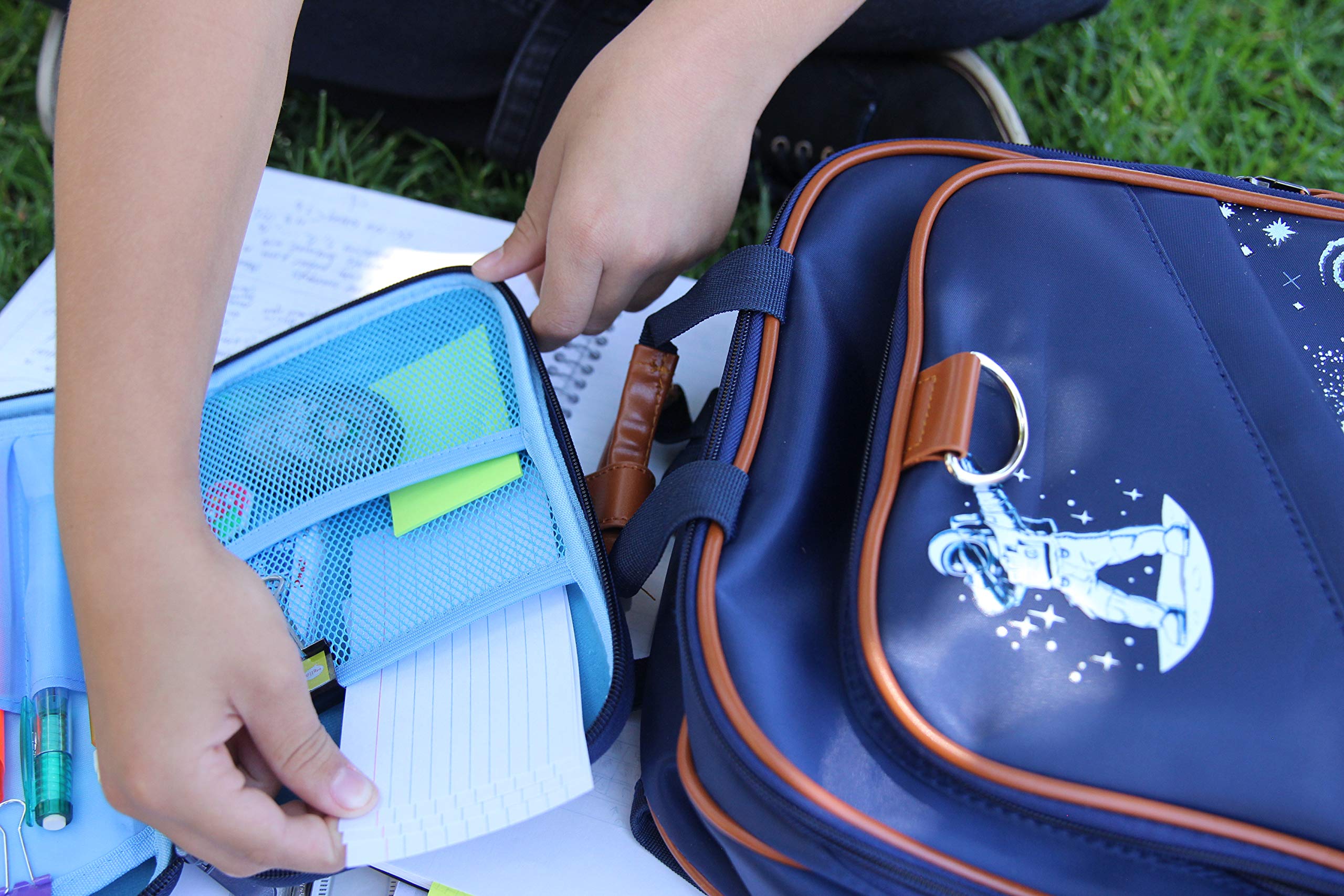 Kids Pencil Case - Zippered Organizer for School Supplies, Perfect for Boys & Girls