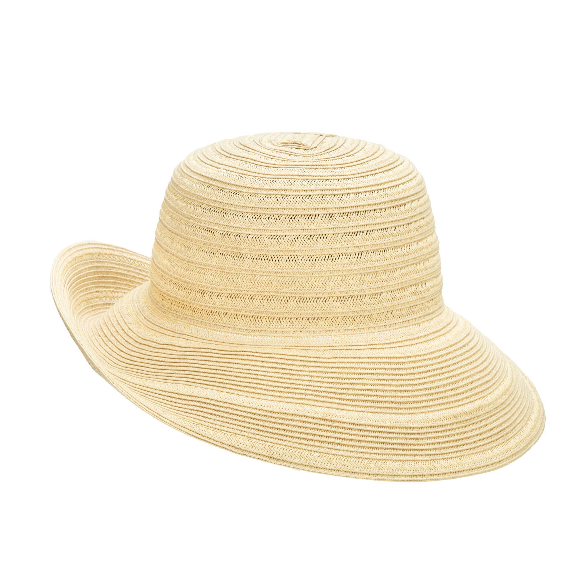Stylish Women's Adjustable Paper Braid Sun Hat - UPF 50+ Wide Brim Beach Hat for Summer Outdoor Activities, Travel & Gardening