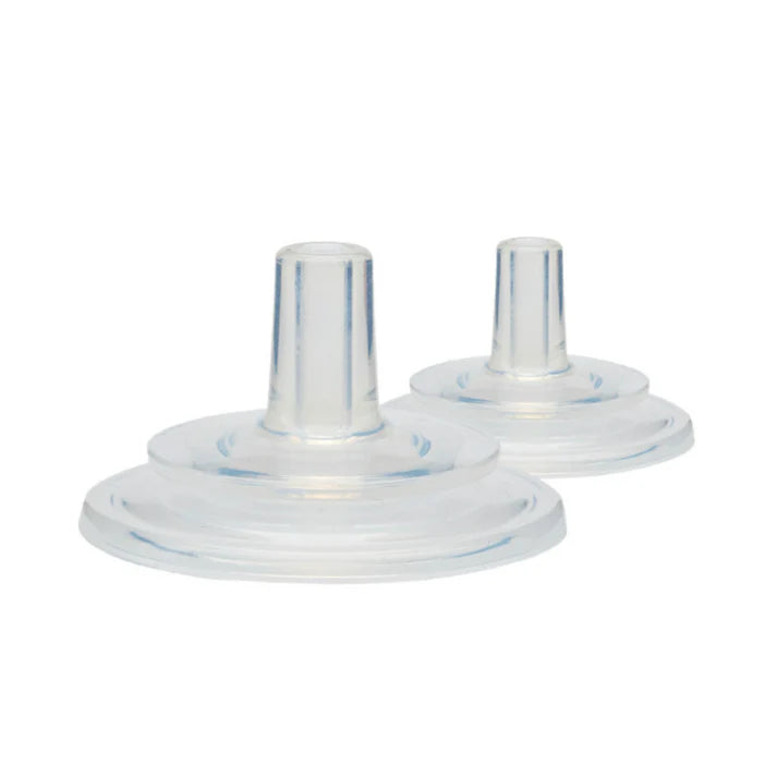 Subo Food Bottle Straw Spout 2 Pack - 5mm Silicone Replacement Straw Tips for Baby Bottles, Sippy Cups & Drink Containers - BPA-Free, Durable & Easy to Clean for Home, Travel & Daycare Use