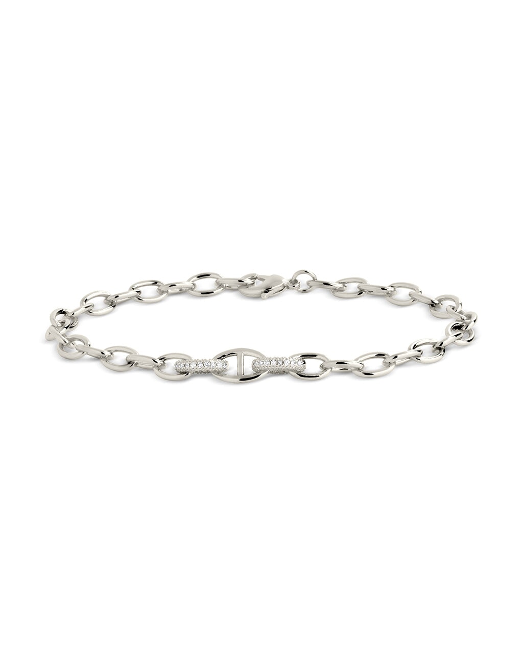 Reina CZ Chain Link Bracelet - Elegant Cubic Zirconia Jewelry for Women | Perfect for Parties, Weddings & Everyday Wear