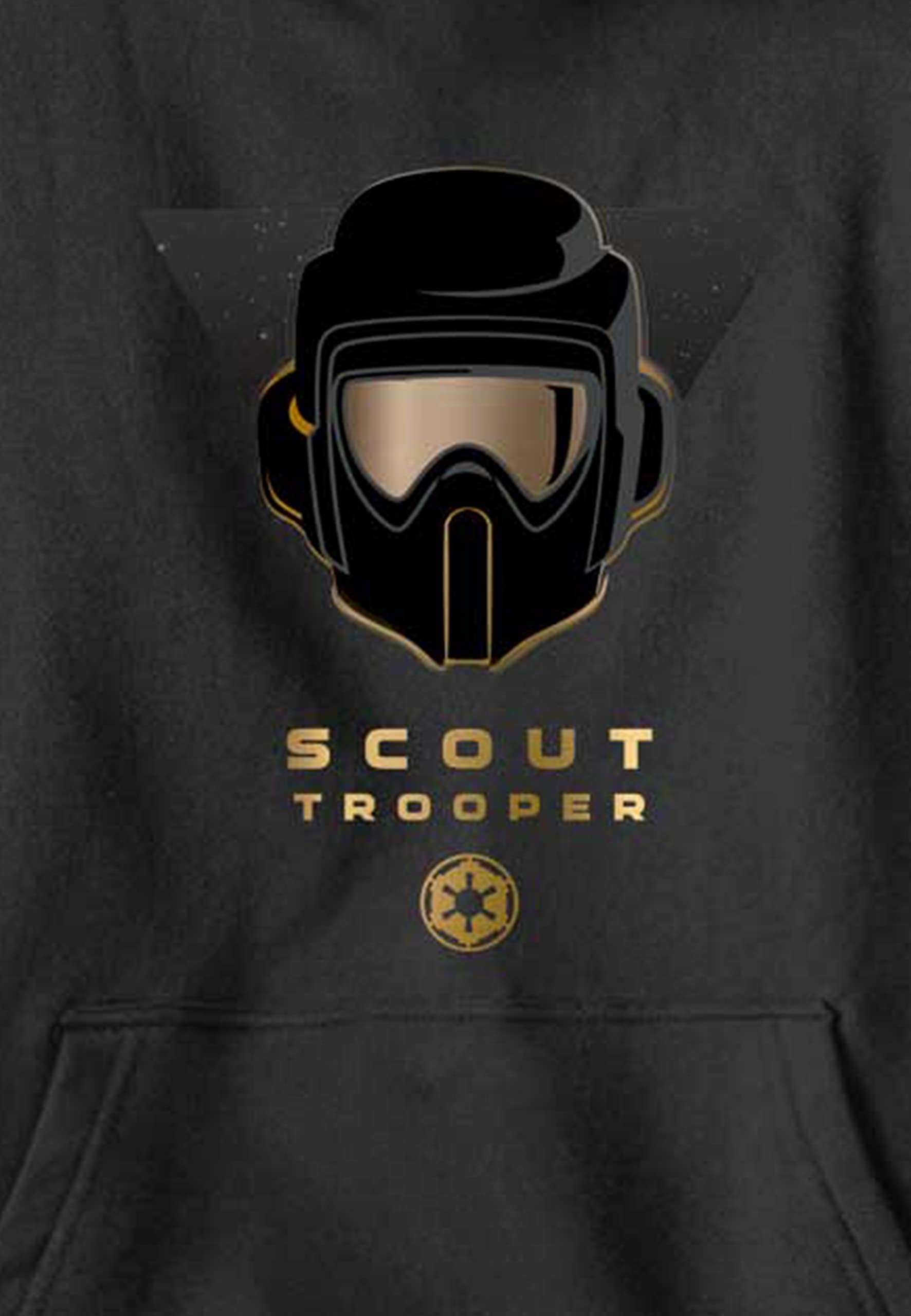 STAR WARS Boys' Space Themed Gold Hooded Sweatshirt - Cool Star Wars Gift for Kids, Birthday & Cosplay Outfit