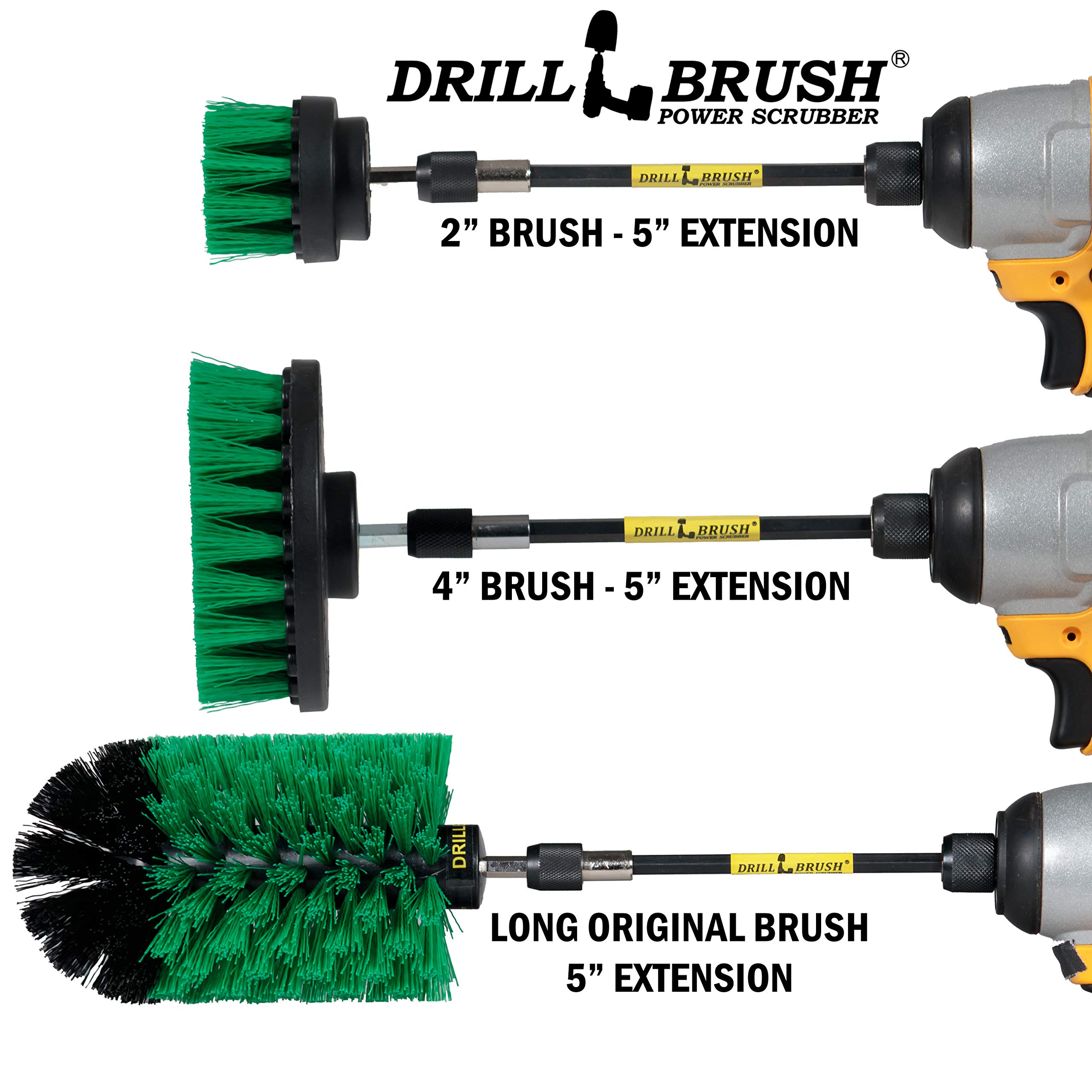 Long Reach Kitchen Cleaning Kit - Oven, Microwave & Sink Brush Set for Deep Cleaning