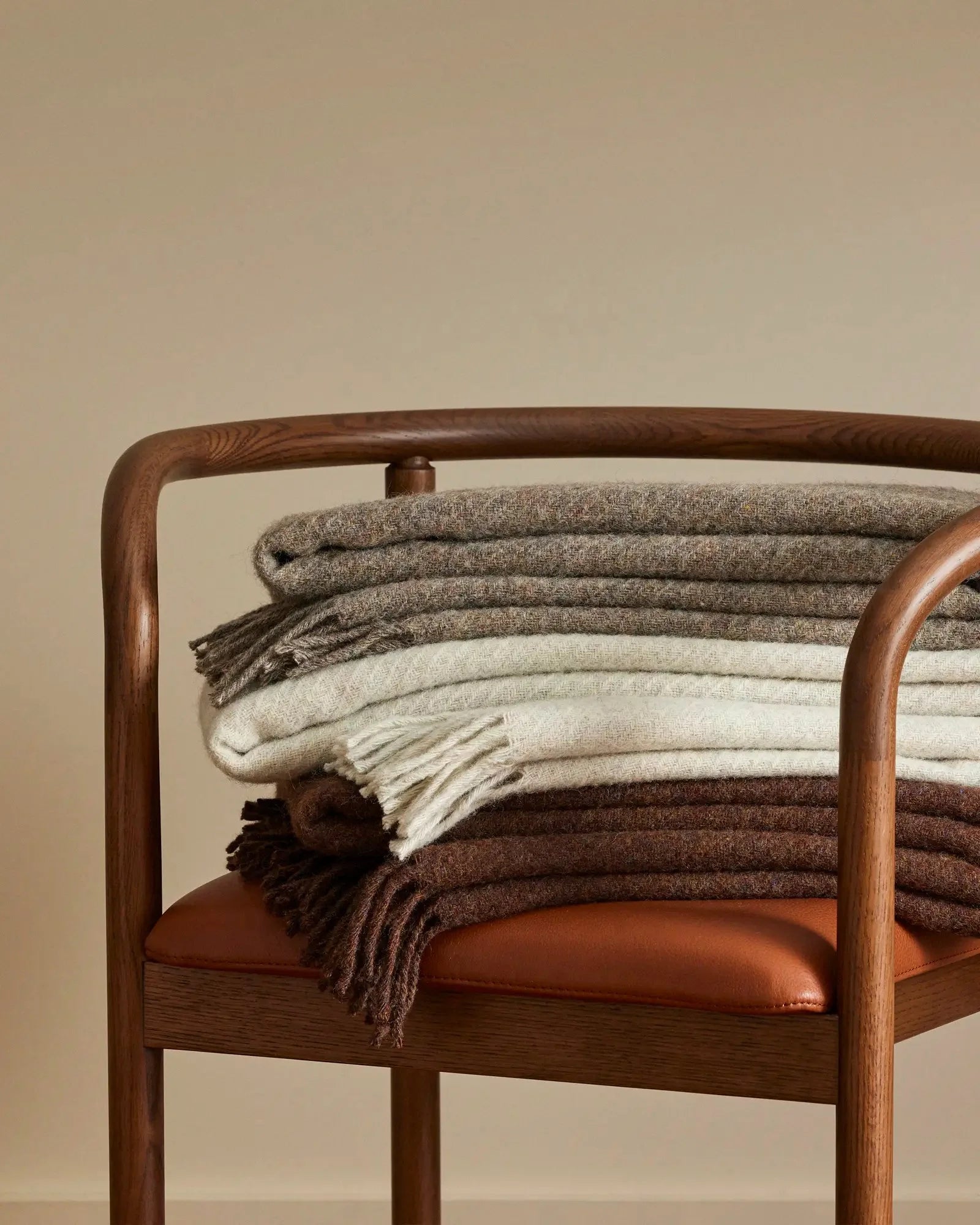Bressay Throw Opal - Elegant Handmade Knitted Blanket for Home Decor, Gifts & Cozy Living Room