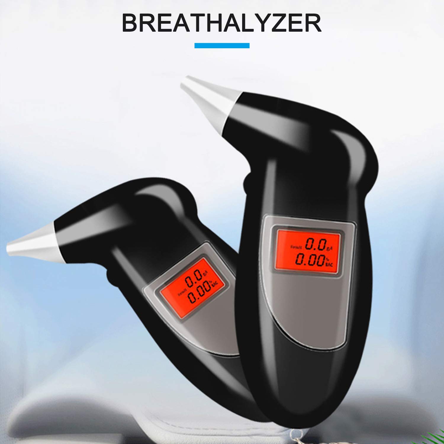 Professional Portable Breathalyzer - Accurate Personal & Car Alcohol Tester for Safety, Workplace, and Law Enforcement Use