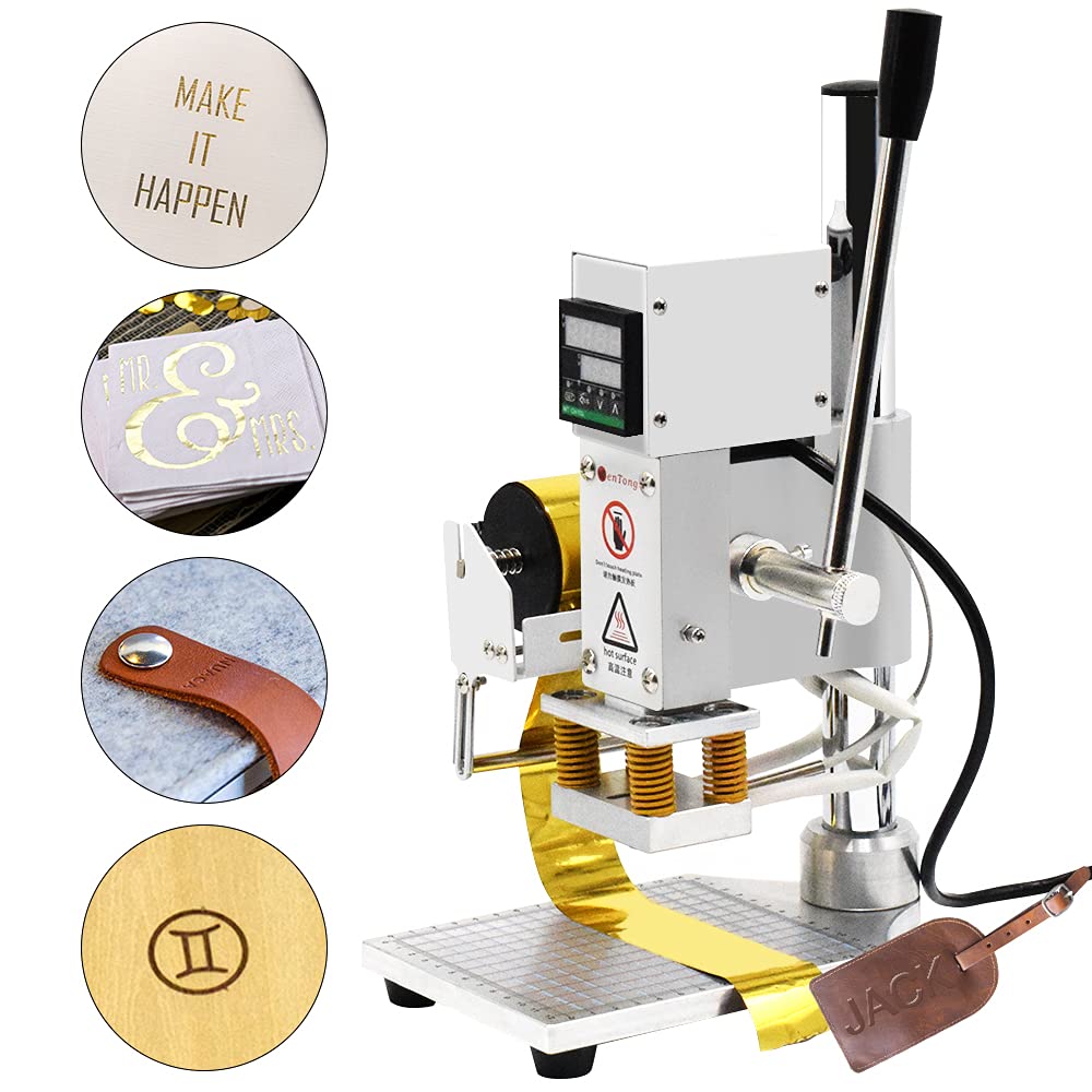 Upgraded 110V Hot Foil Stamping Machine 5x7cm (1.97