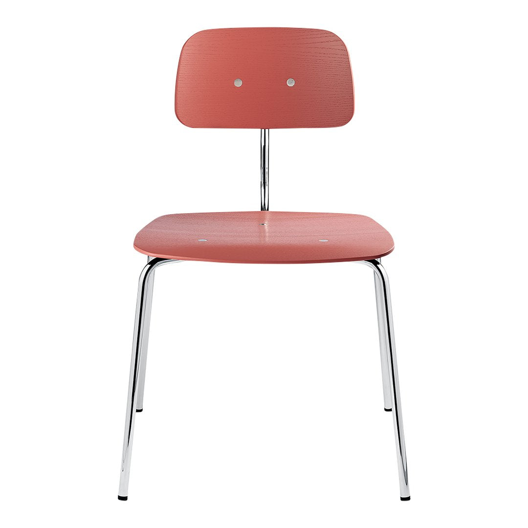 Jorgen Rasmussen Kevi 2060 Upholstered Dining Chair - Modern Fabric Dining Room Chair with Wooden Legs for Home, Restaurant & Office Use