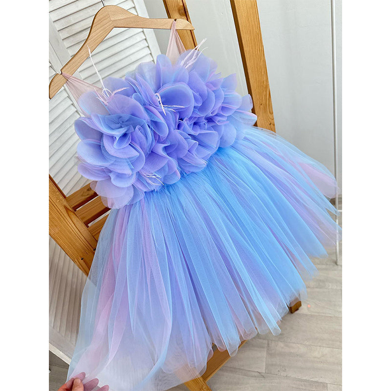 Adorable Puffy First Communion Dress for Baby Girls | Toddler Birthday Princess Gown | Perfect for Church Ceremonies & Special Occasions