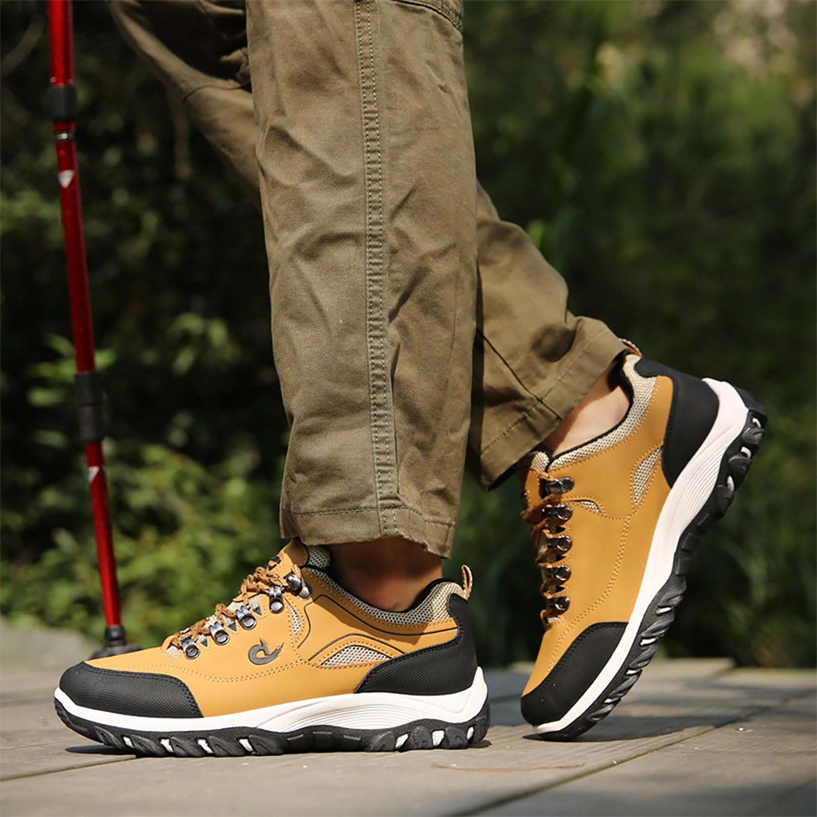 **Men's Waterproof Lightweight Hiking & Trekking Shoes - Durable Outdoor Running & Tennis Shoes for Fitness, Trail Walking & Adventure**