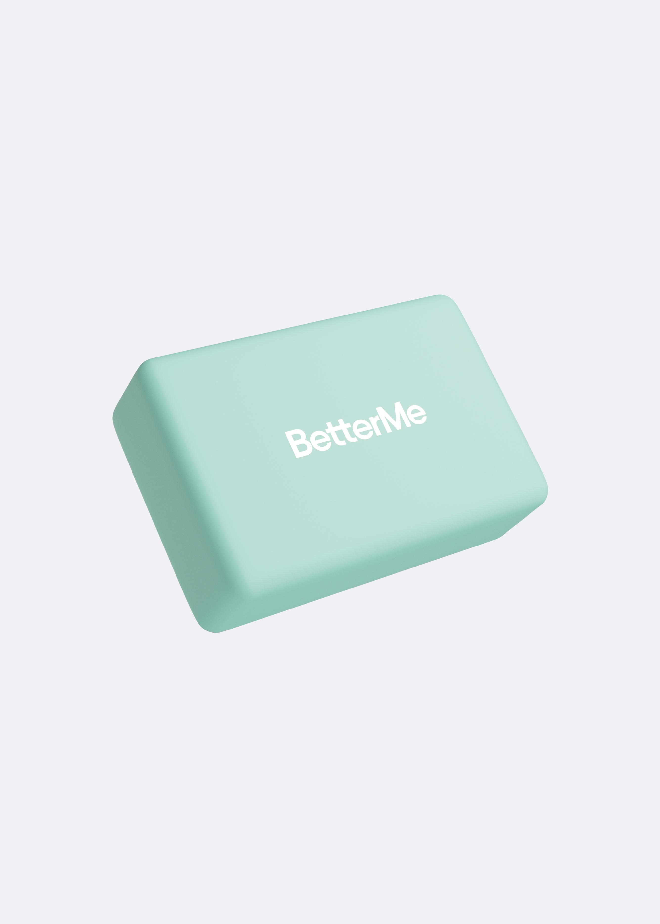Premium Soft Yoga Block - Mint Green for Support & Balance - Ideal for Yoga, Pilates, Stretching & Meditation Exercises