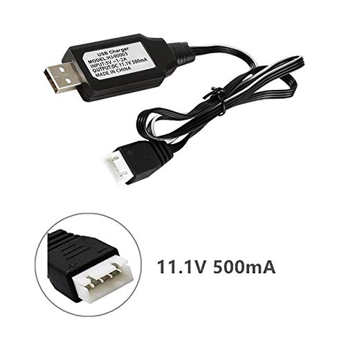 11.1V 2000mAh LiPo Rechargeable Battery with XT30 Connector & 3S Charging Cable for Airsoft Guns, Gel Blasters and Water Bead Toys - Perfect for Outdoor Battles, Target Practice and Tactical Games
