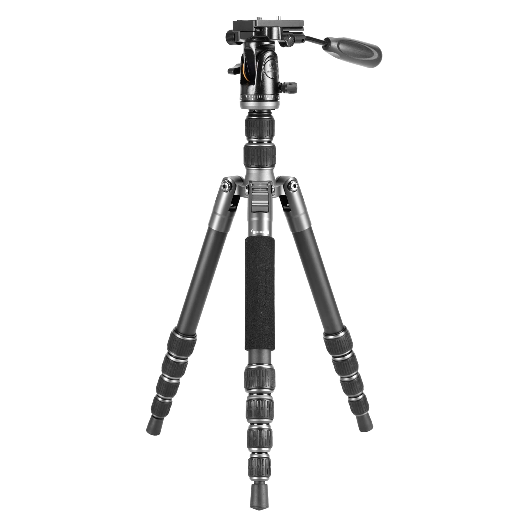 Vanguard VEO 3GO 235AP Aluminum Travel Tripod with 2-Way Pan Head - Lightweight Compact Tripod for Travel Photography, Vlogging & Outdoor Adventures