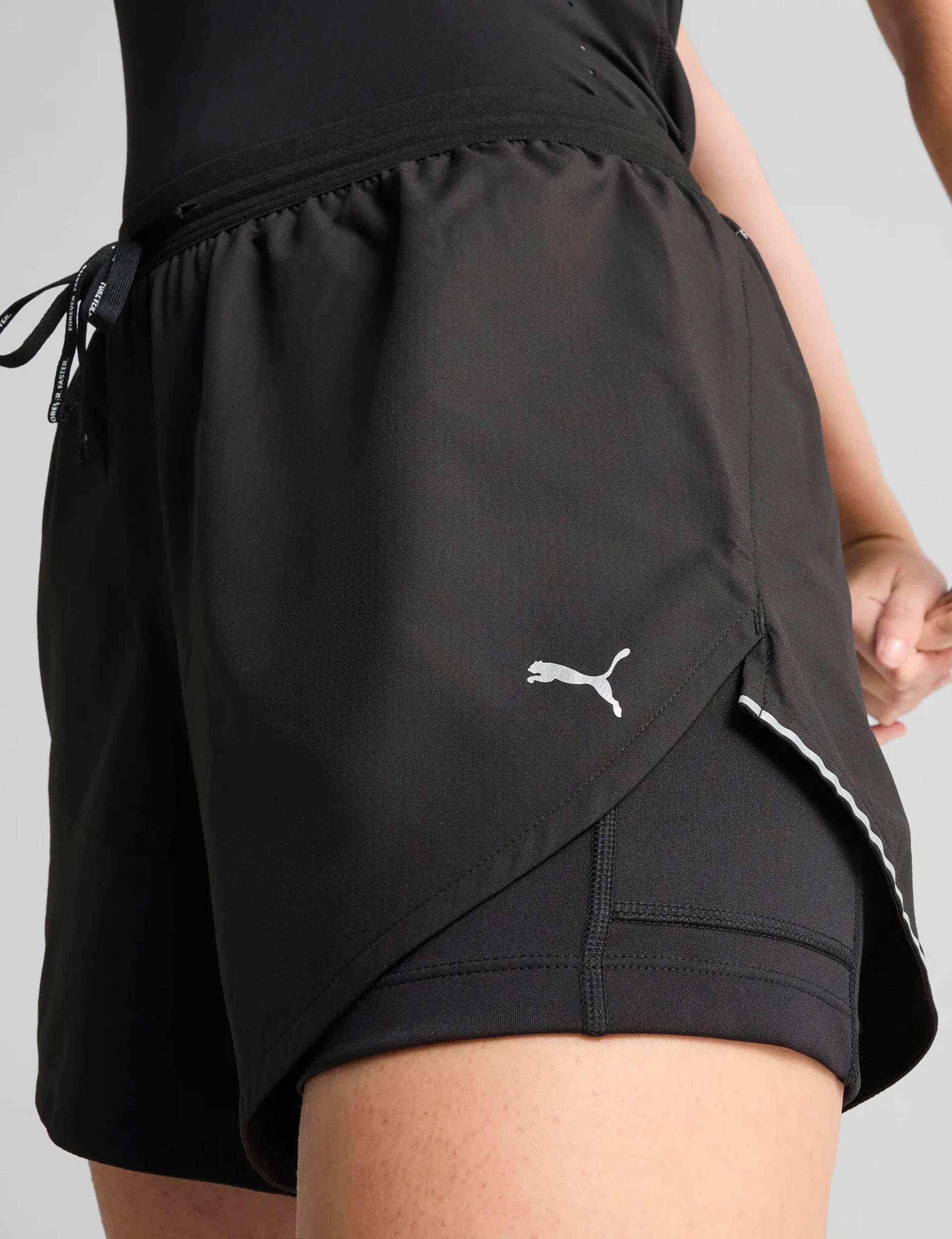 Run Ultraweave 2-in-1 Running Shorts with Built-in Liner - Black | Moisture-Wicking & Breathable for Men's Workout, Gym & Outdoor Sports