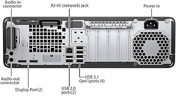 HP EliteDesk 800 G4 SFF Business Desktop PC - Intel Core i7-8700 8th Gen Hexa-Core up to 4.6GHz, 32GB DDR4 RAM, 1TB SSD, Windows 11 Pro - Dual DisplayPort, USB-C, WiFi, Wireless Keyboard & Mouse (1 Year Warranty) - Perfect for Office Work, Home Office & Business Computing