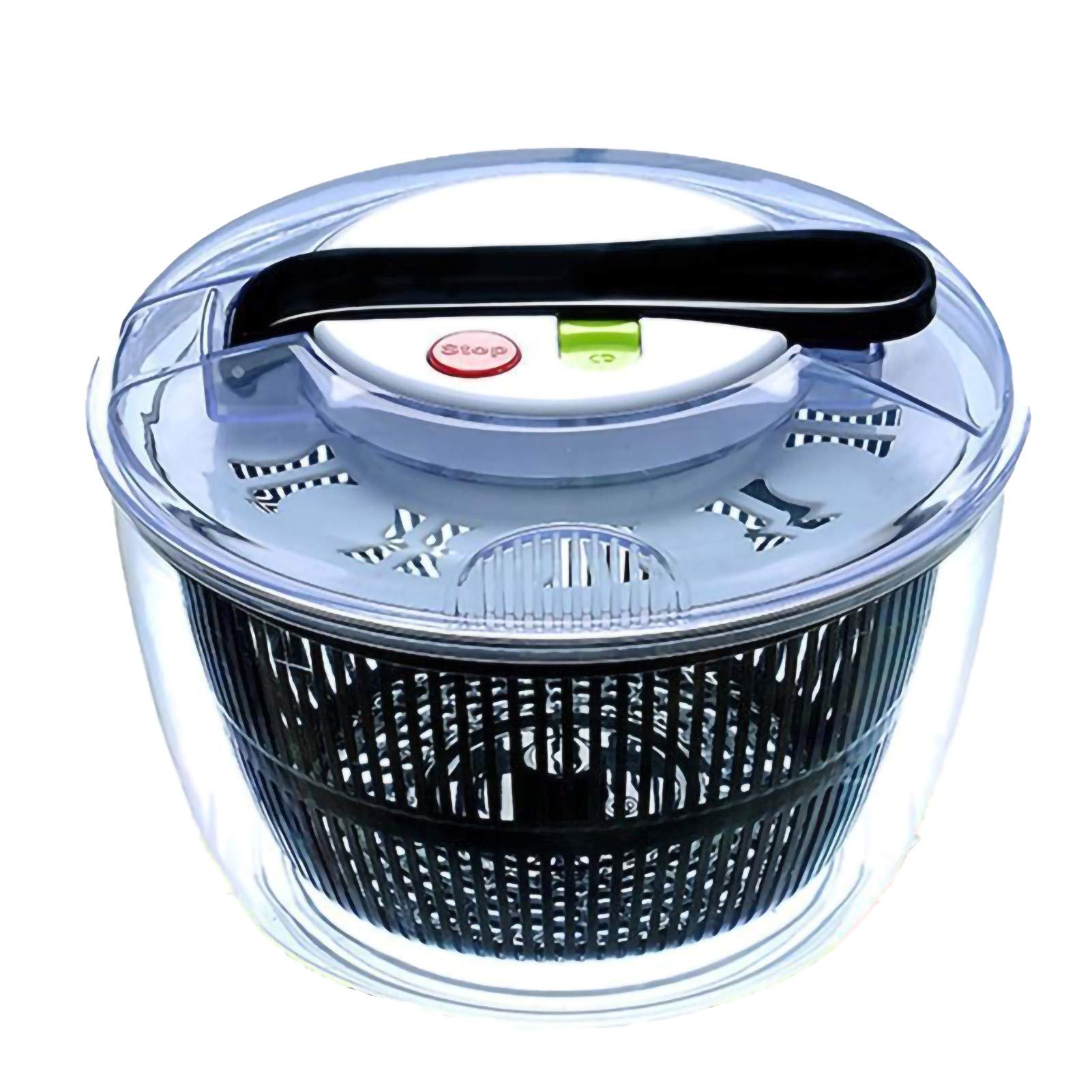 BCGT Large Capacity Pressed Vegetable Dehydrator & Salad Spinner - Multi-Functional Fruit Washing Basket with Drain Function for Kitchen, Camping, and Healthy Meal Prep (Color: A)