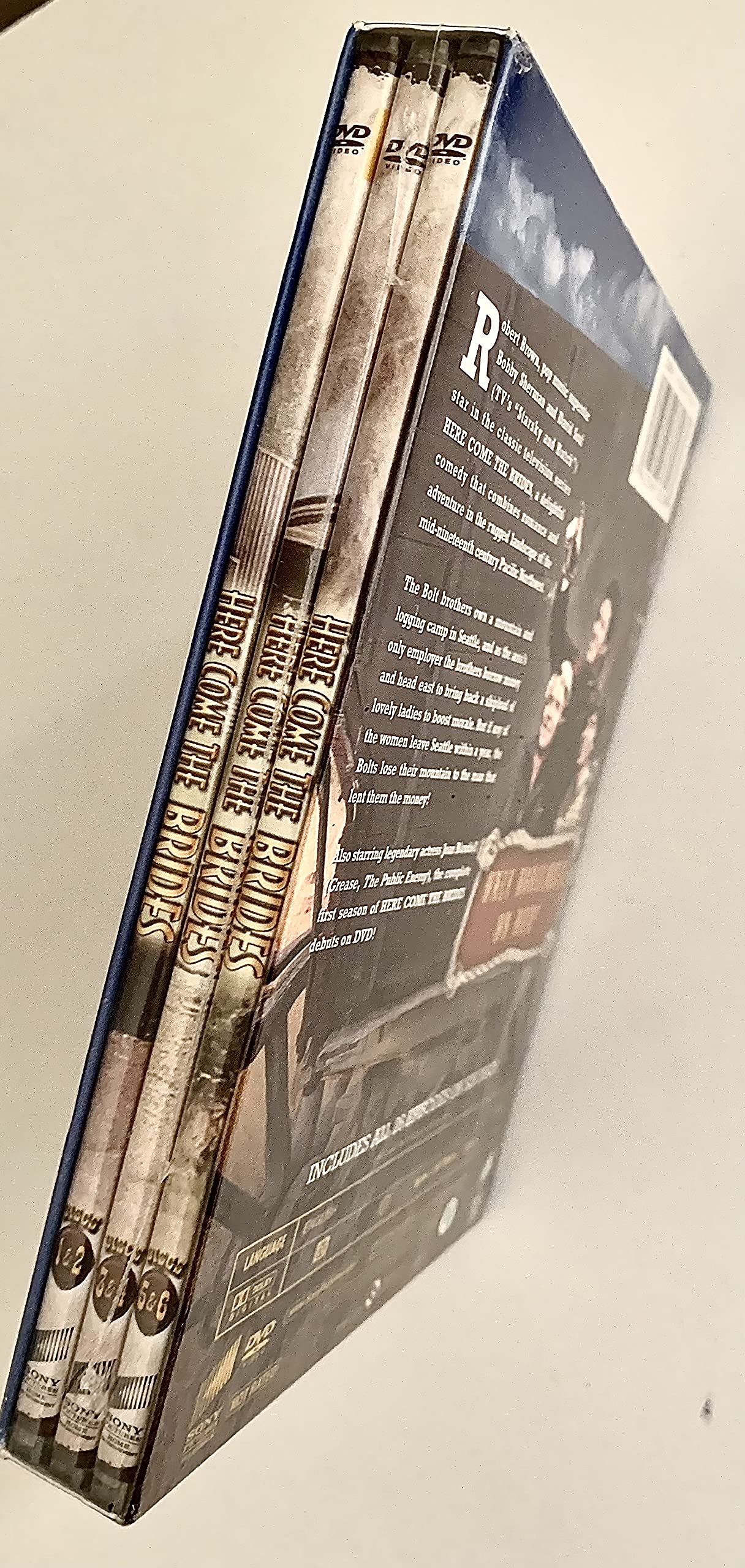 Here Come the Brides - The Complete First Season DVD | Classic 1960s Western TV Series | Perfect for Western Lovers & Nostalgic Viewing