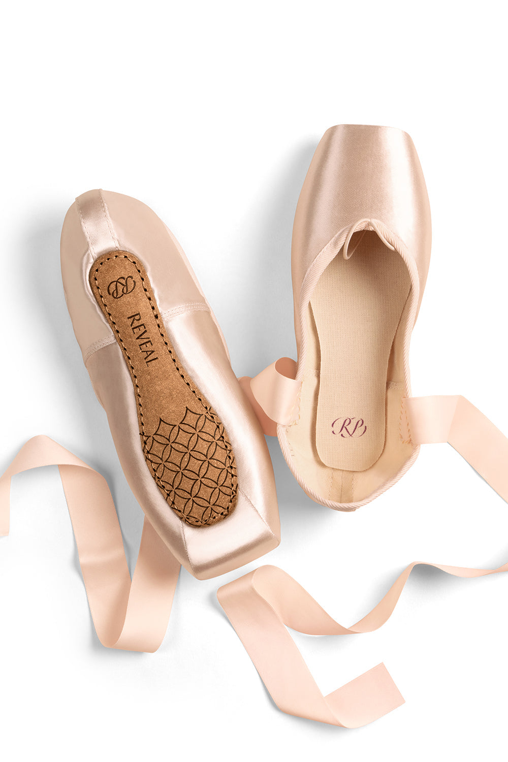 RP Collection Reveal Pointe Ballet Shoes - Professional Satin Tip Dance Shoes for Ballerinas | Perfect for Performances, Recitals & Ballet Practice