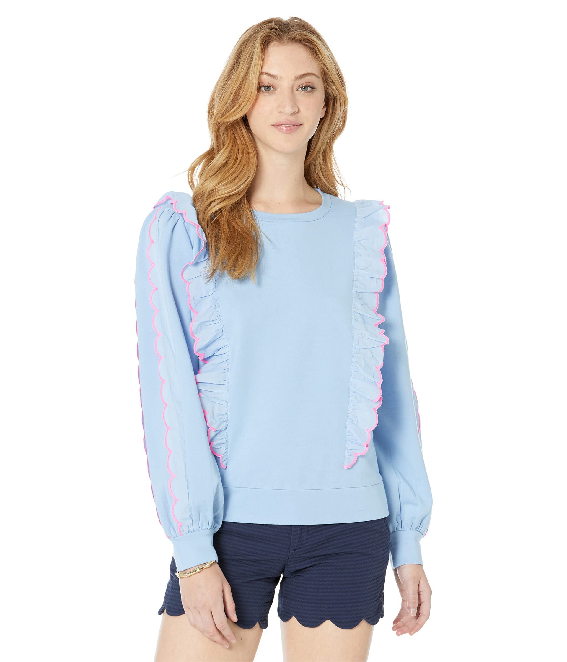 Lilly Pulitzer Suzy Sweatshirt | 时尚女士休闲卫衣 | 舒适宽松设计 | 适合日常穿搭、周末购物及闺蜜聚会