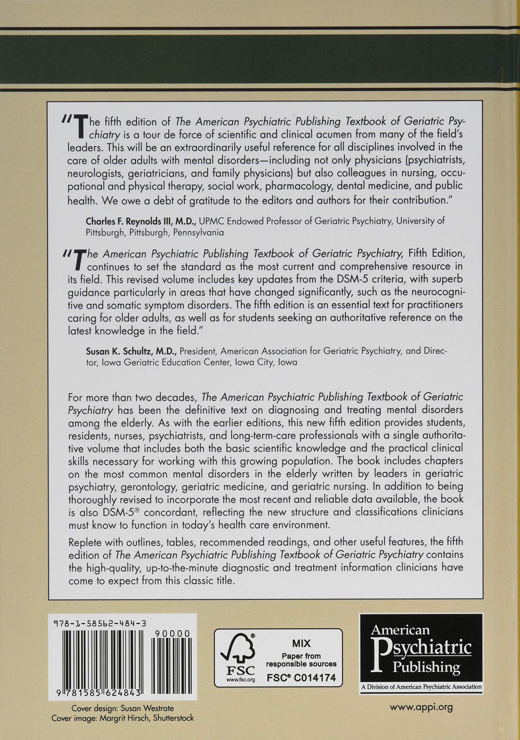 American Psychiatric Publishing Textbook of Geriatric Psychiatry - Comprehensive Guide for Elderly Mental Health Care | Ideal for Clinicians, Researchers & Caregivers