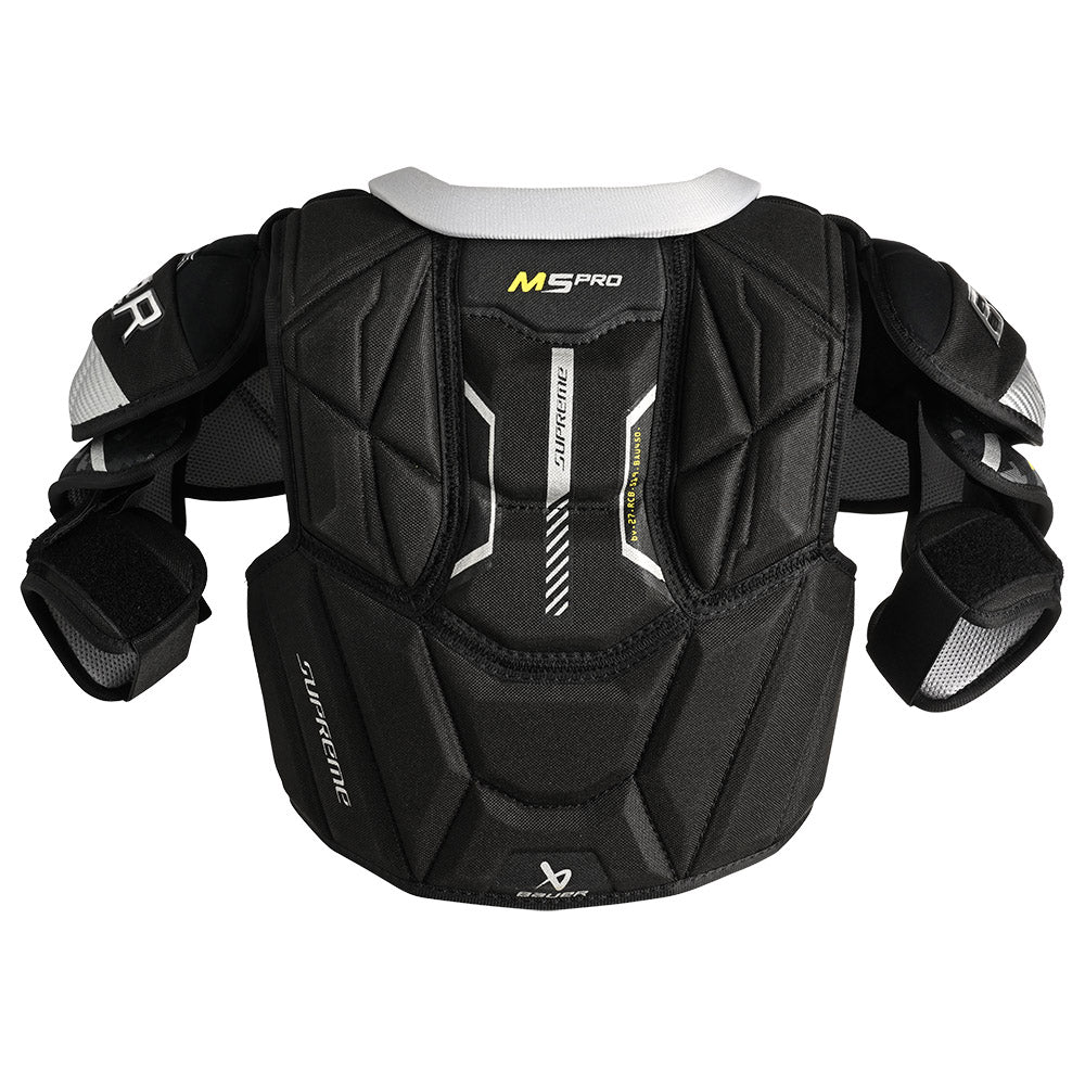 Bauer Supreme M5 Pro Junior Ice Hockey Shoulder Pads - Youth Protective Gear for Hockey Players - Perfect for Games, Practices & Training Sessions