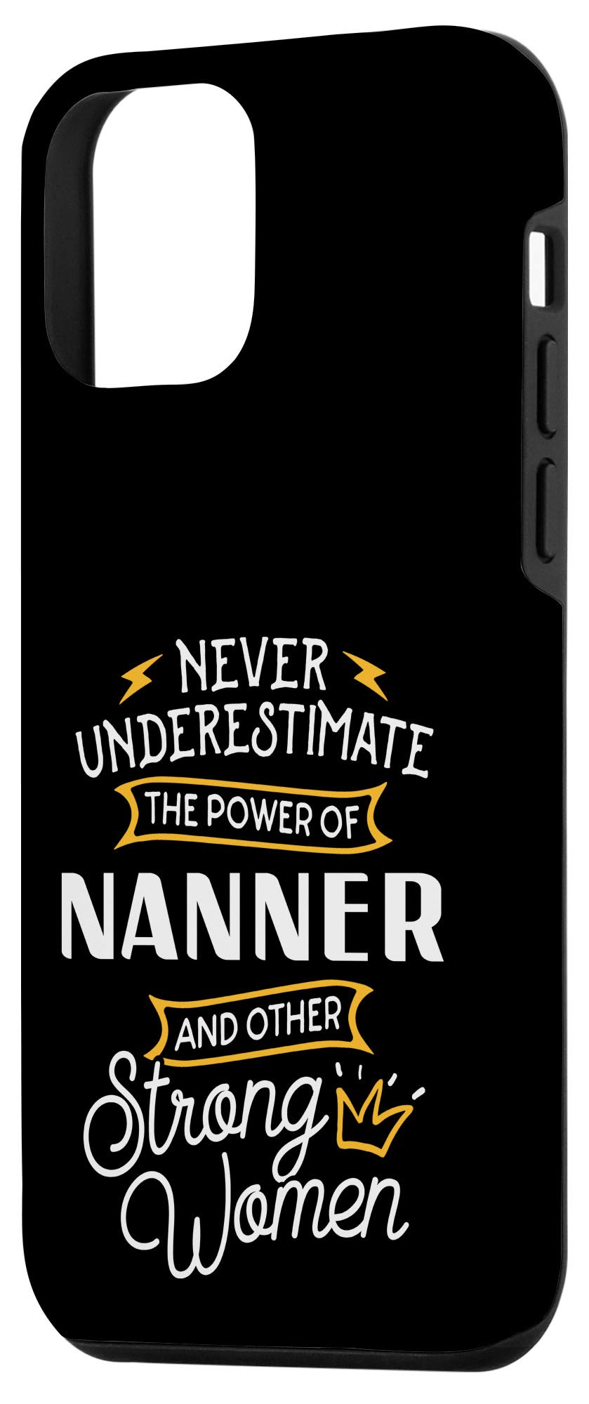 Funny iPhone 12 Mini Case - Grandma Banana Power Gift Idea | Protective Phone Cover for Everyday Use & Gifting