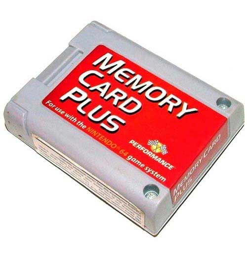 Nintendo 64 Memory Card Plus - 128MB High-Speed Save Game Storage for N64 Console - Perfect for Classic Gaming & Backup Saves