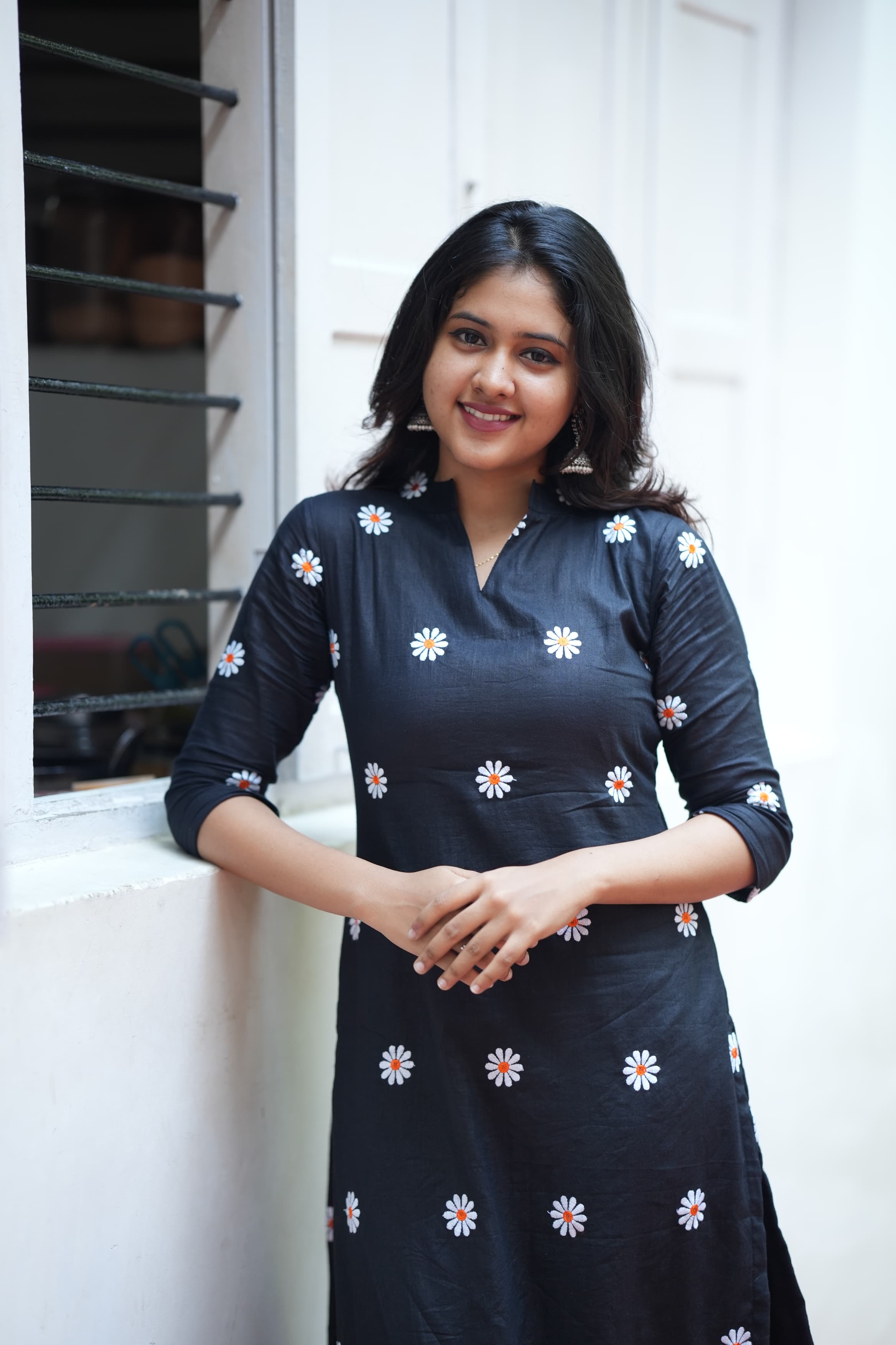 DD746 Richa Pure Cotton Kurti for Women - Comfortable & Stylish Indian Tunic Top for Casual Wear, Office & Festive Occasions