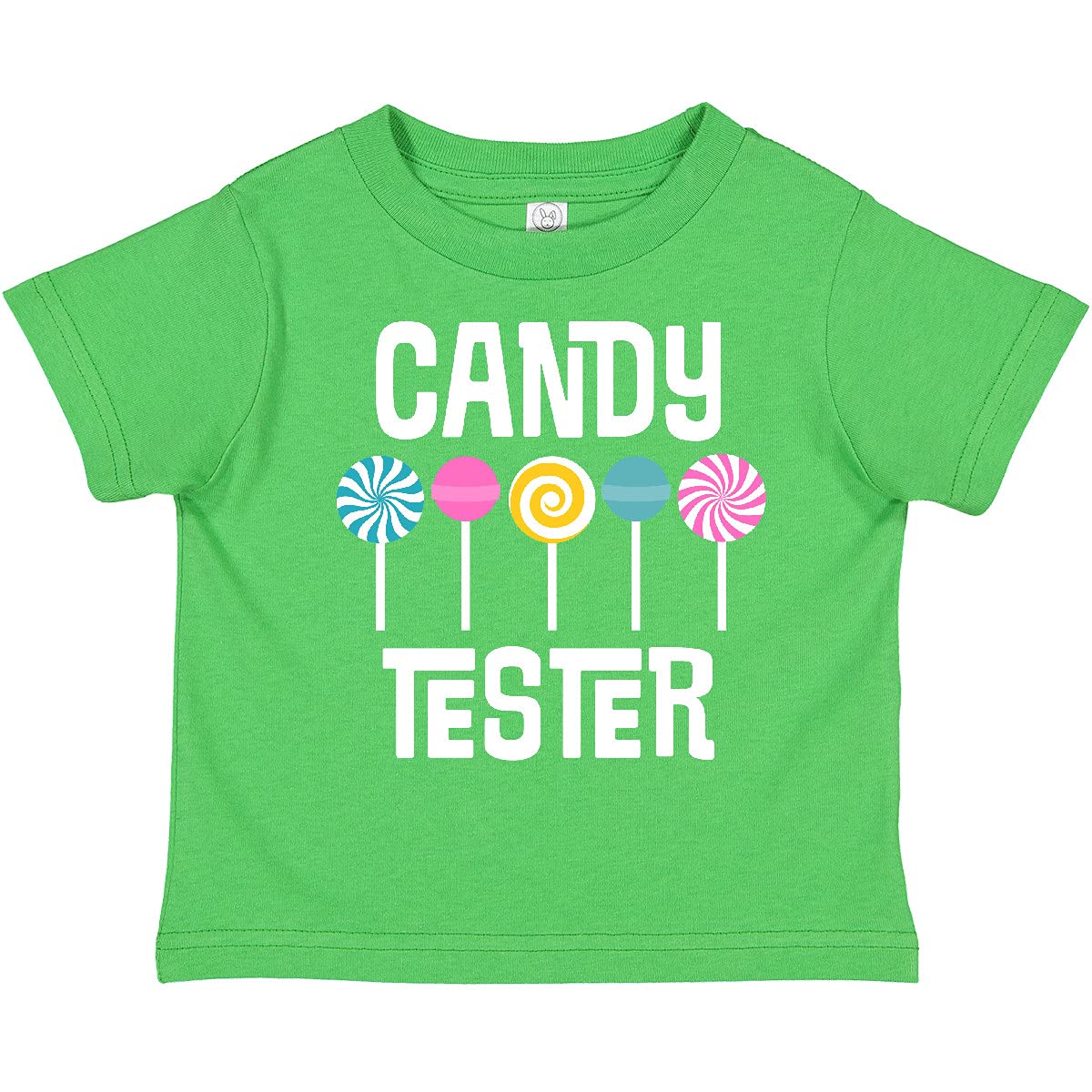 Inktastic Candy Tester Cute Sweets Toddler T-Shirt - Fun & Soft Cotton Tee for Kids Birthday Parties & Family Outings