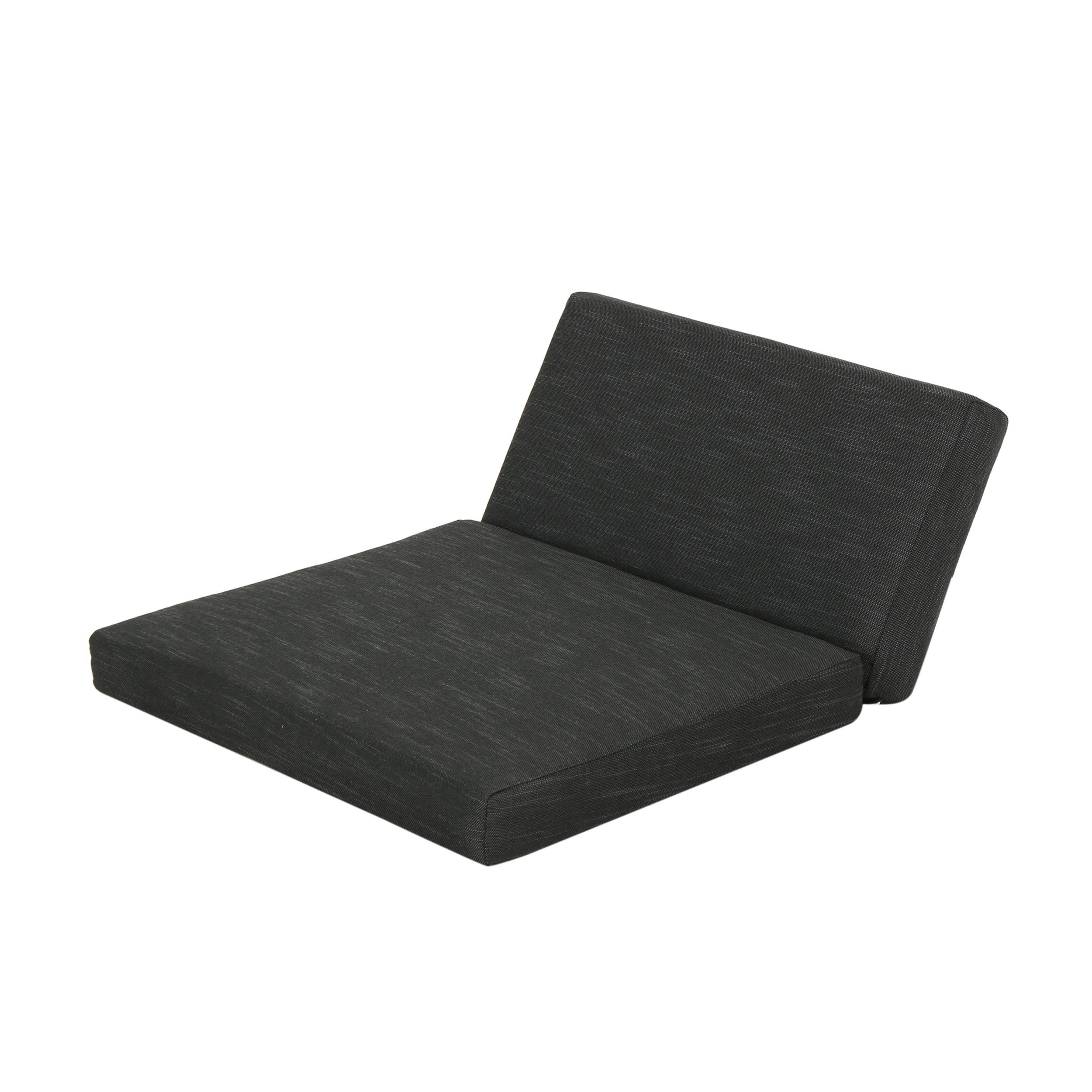 Christopher Knight Home 313472 Dark Gray Outdoor Cushions - Waterproof Patio Furniture Cushions for Sofa, Chair & Loveseat - Perfect for Backyard, Deck & Poolside Use