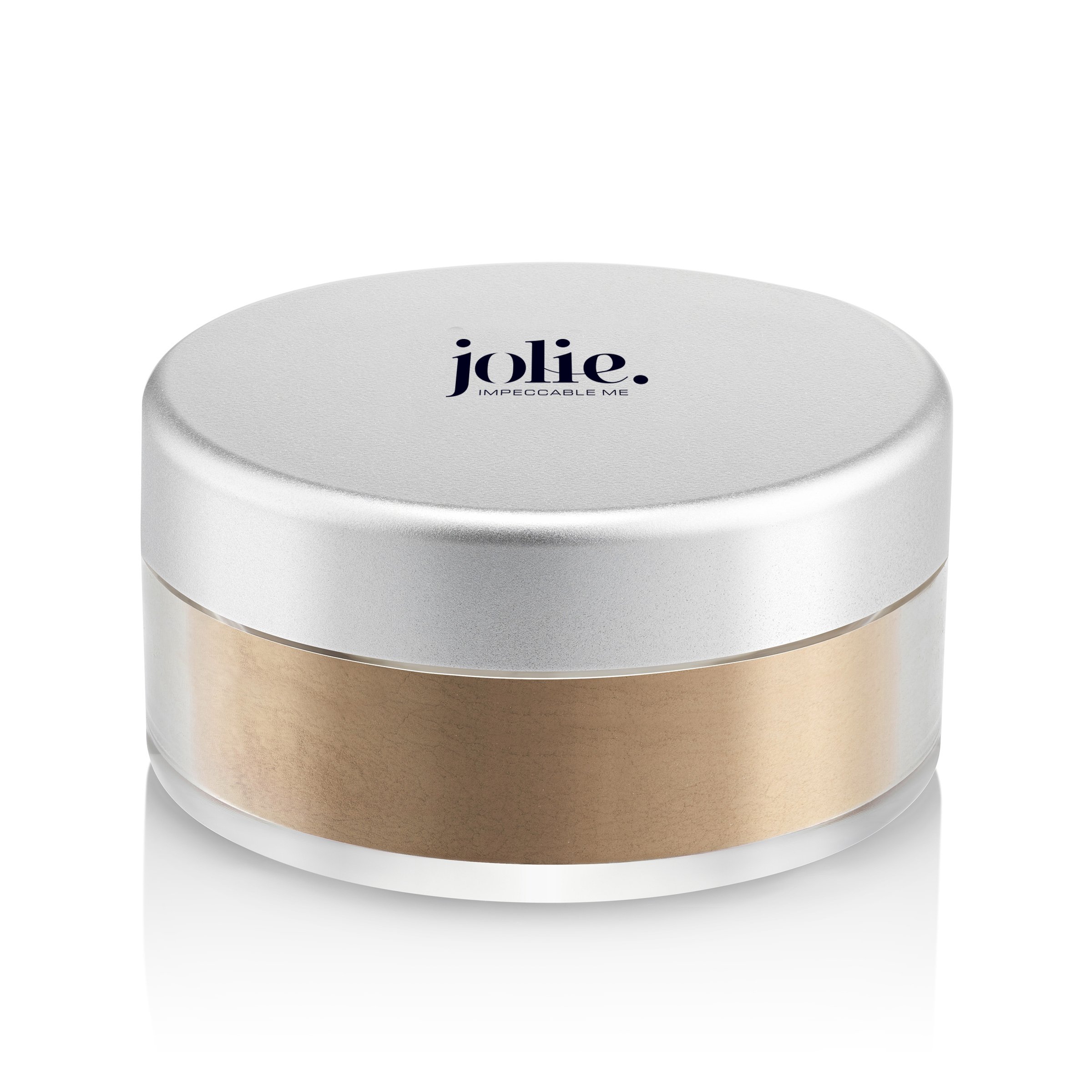 Jolie Mineral Loose Foundation Powder - 100% Pure Natural Makeup, Toxin-Free, Hypoallergenic, Oil-Free, Talc & Paraben-Free, Vegan & Cruelty-Free (Medium Shade) for Sensitive Skin & Daily Wear