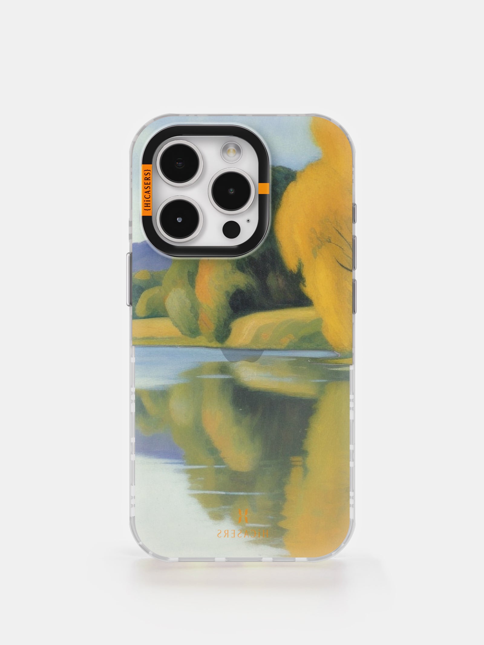 Impressionist Landscape Iridescent Phone Case - Green | Artistic Protective Cover for iPhone & Samsung | Perfect for Nature Lovers & Art Enthusiasts