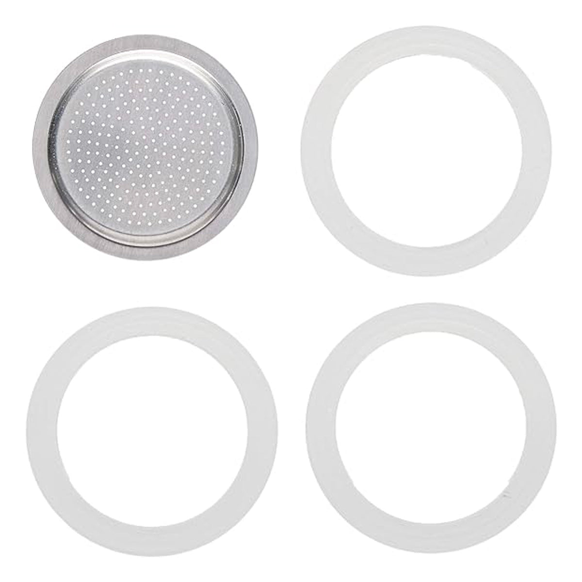 Bialetti Moka Express 1 Cup Replacement Rubber Gasket Seal - Compatible with Stovetop Espresso Makers - Perfect for Home Coffee Brewing & Italian Coffee Preparation