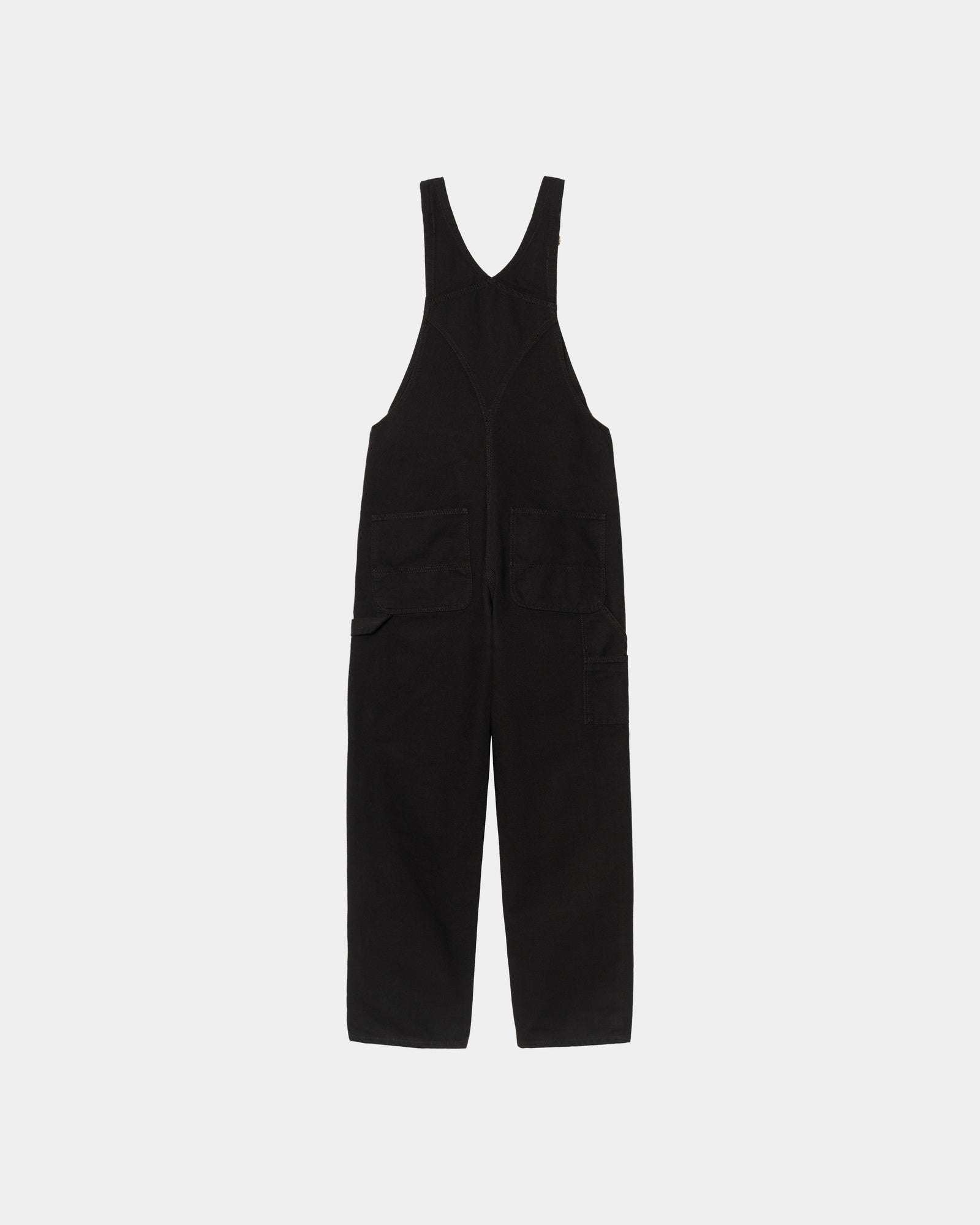 Men's Black Bib Overalls - Durable Workwear for Farming, Construction & Outdoor Activities