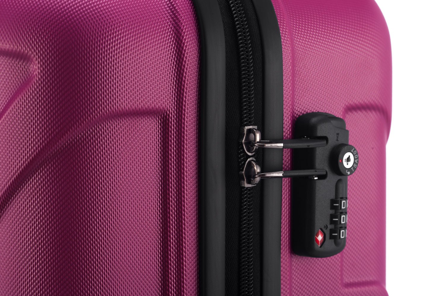 Suitline 3-Piece Pink Luggage Set - Lightweight Spinner Suitcases for Women & Men, Perfect for Travel, Business Trips & Vacations