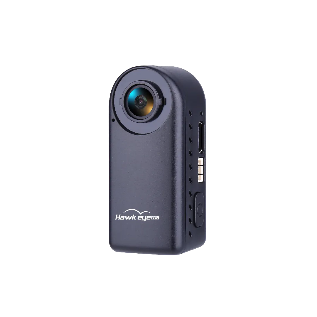 Hawkeye 4K Ultra HD Action Camera - 12MP Sony Sensor, 5-23V, 34.5g Lightweight - Perfect for Pet Monitoring, Sports & Outdoor Adventures