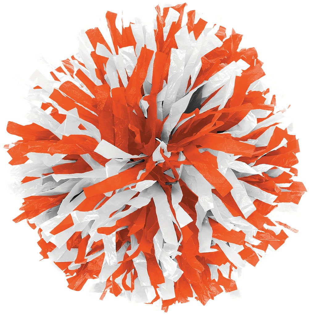Chassé 1 in-Stock 2-Color Youth Cheerleading Pom Poms (Sold Individually) - Perfect for Cheerleading, Dance Teams & School Spirit Events