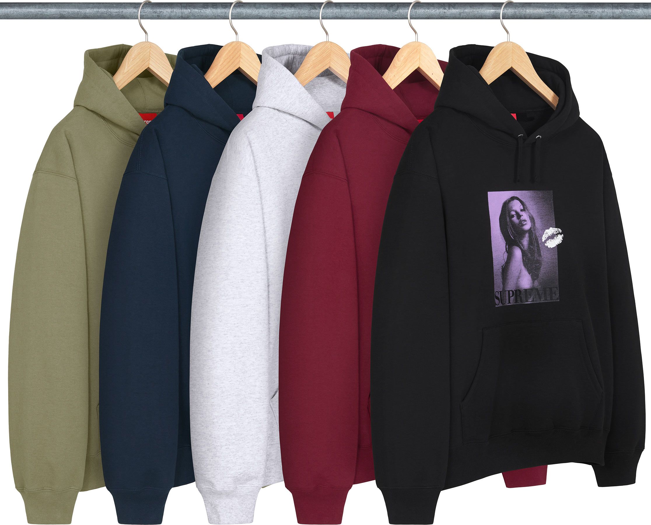 Supreme 24FW Kate Moss Hooded Sweatshirt - Streetwear Fashion Hoodie for Men & Women | Perfect for Casual Wear, Urban Style & Winter Layering