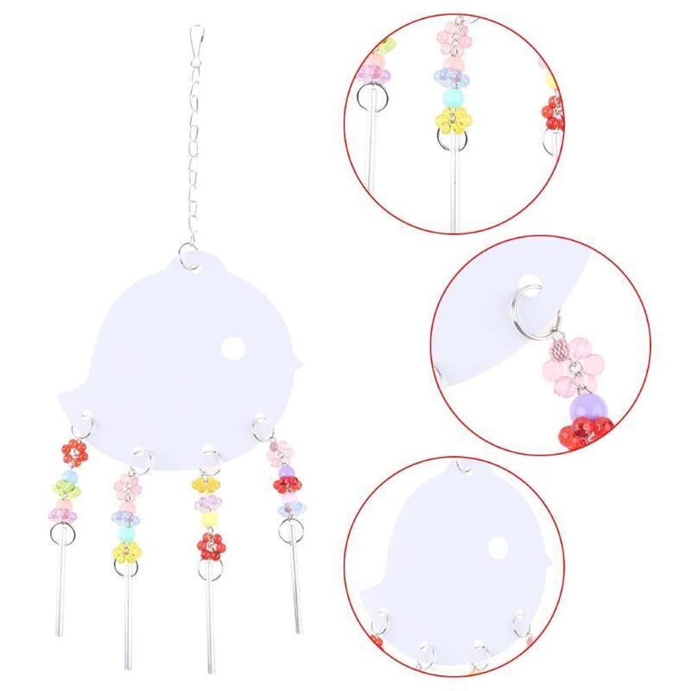 Ansu Bird Swing Toy with Mirror & Bells - Colorful Parrot Perch for Macaw, Cockatoo, Parakeet - Perfect for Cage Entertainment & Exercise