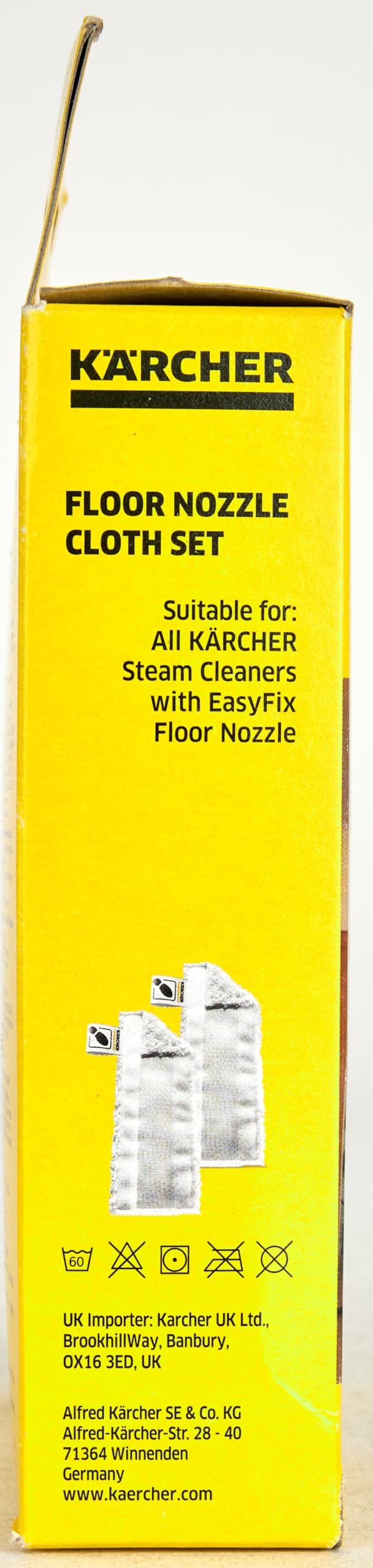 Kärcher SC3 Steam Cleaner Floor Pads - 2 Pack Microfiber Pads for Karcher Steam Mops & Power Steamers - Perfect for Hardwood, Tile & Laminate Floors - Deep Cleaning & Sanitizing