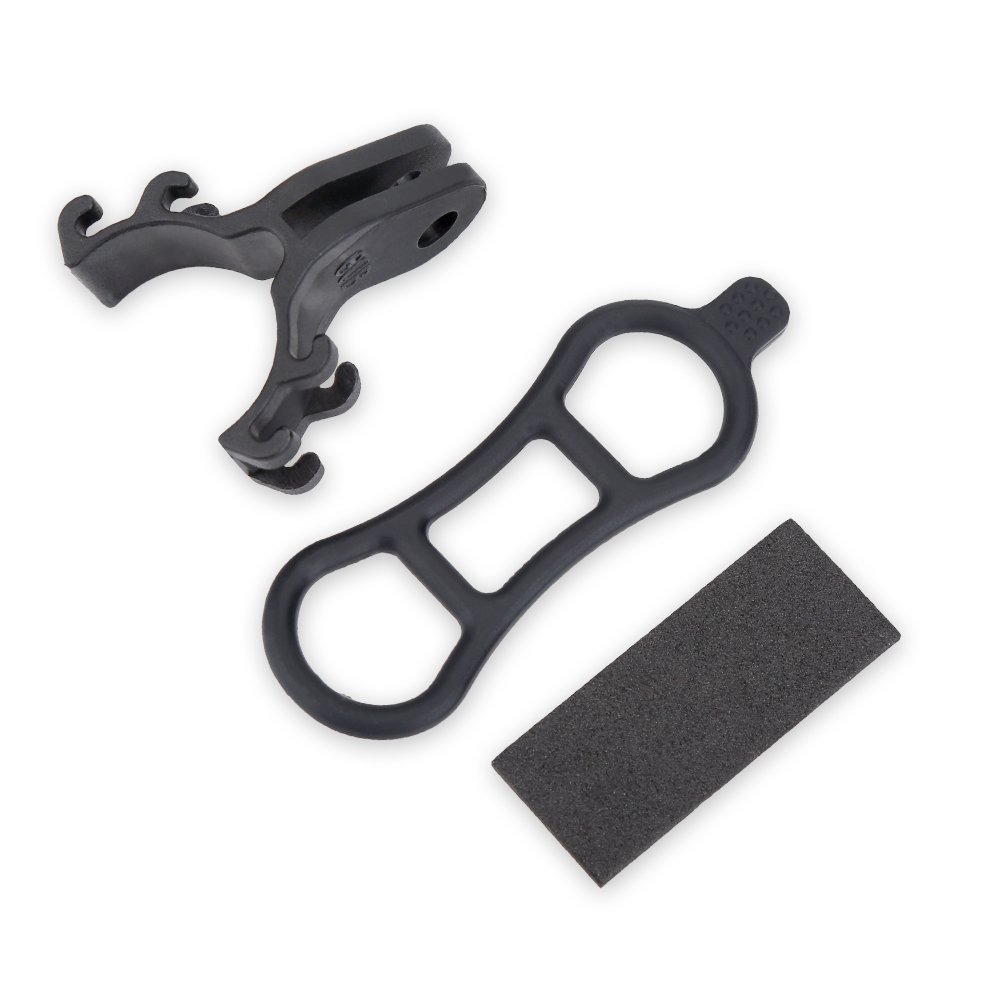 Universal Bike Flashlight Holder - Adjustable Light Clamp Stand with Adapter Bracket for Cycling, Hiking & Outdoor Adventures