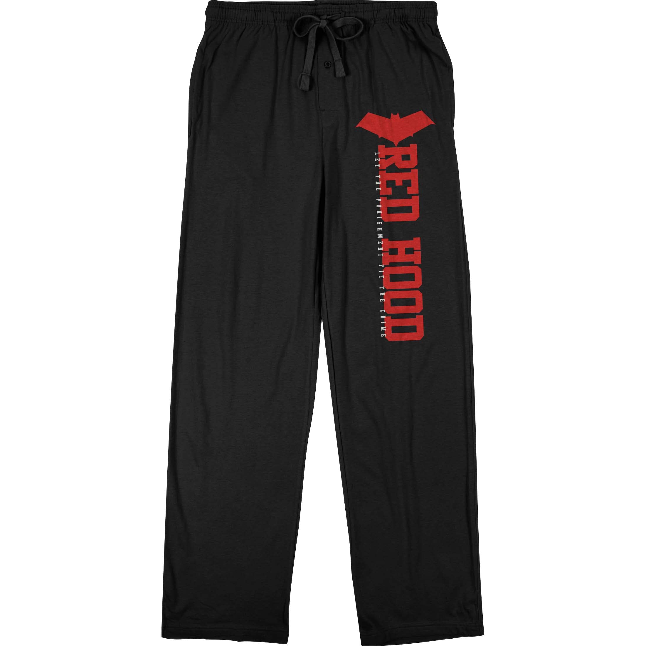 Batman Red Hood Graphic Pajama Pants for Men - Soft Sleepwear with 