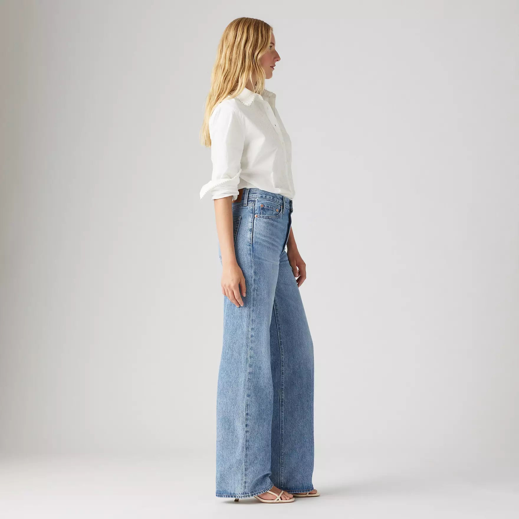 Levi's Ribcage Wide Leg Jeans for Women - High Waist Straight Fit Denim Pants | Casual & Chic Outfits for Everyday Wear